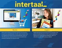 Tablet Screenshot of intertaal.nl